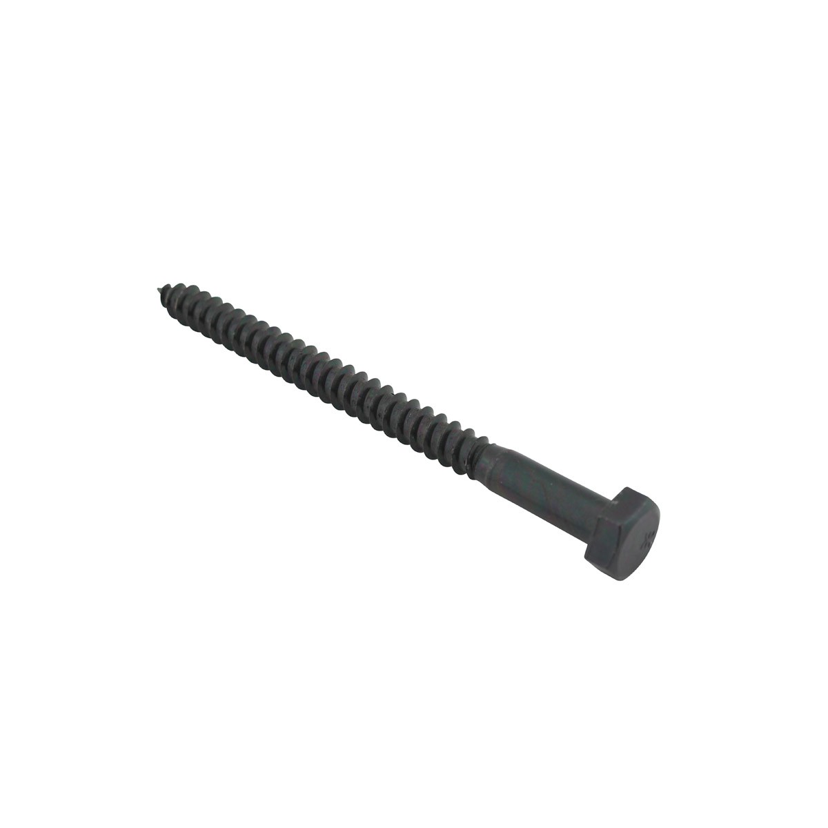 5/16" x 4" Lag Bolt Black Zinc Plated