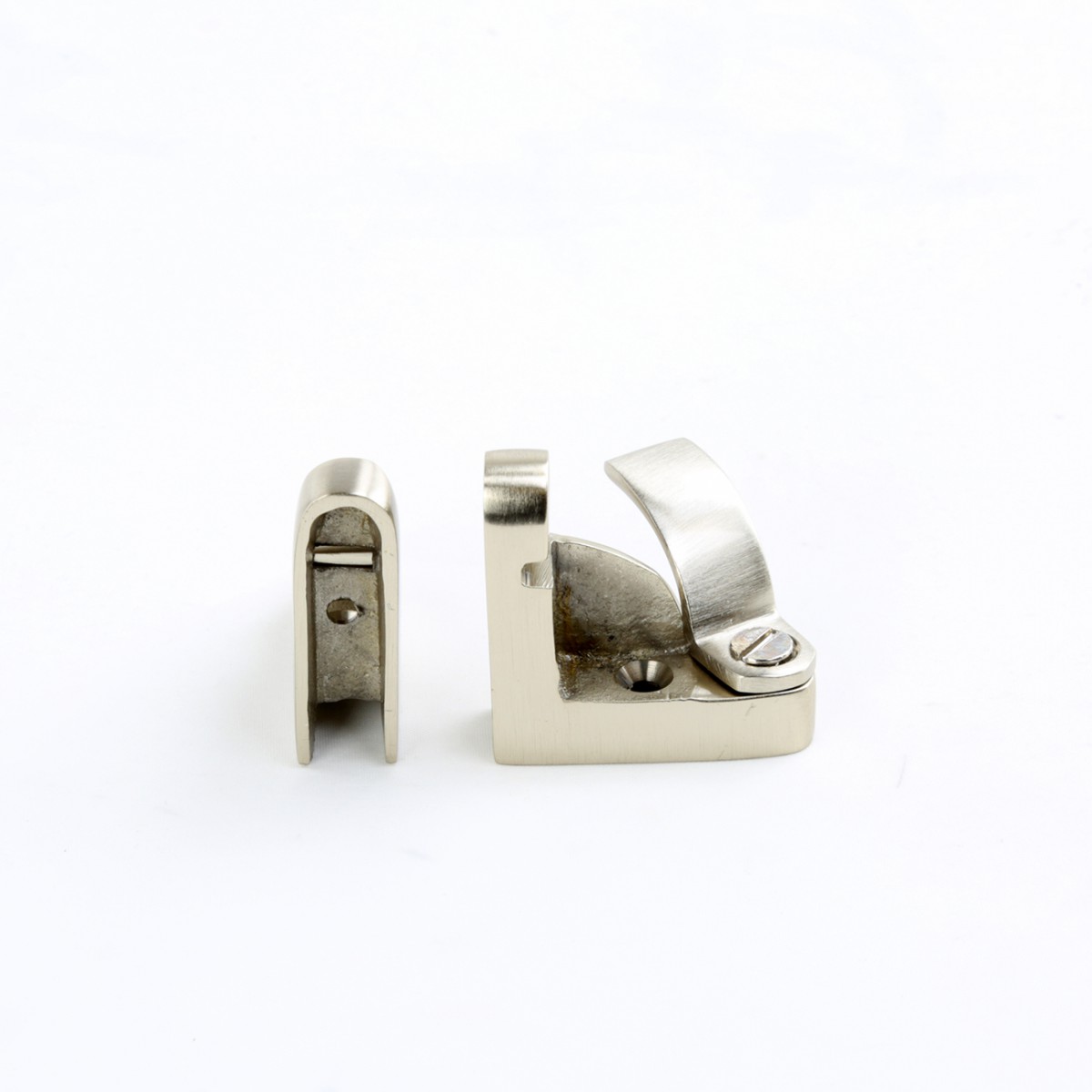 Brushed Satin Nickel Round Carpet Rods for Stairs Runner Rod Holder