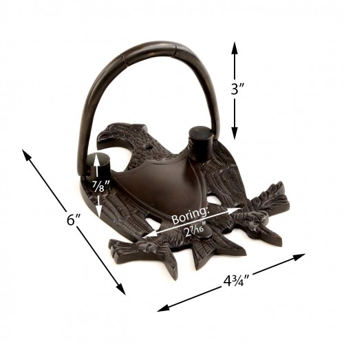 Eagle Door Knocker for Front Doors Oil Rubbed Bronze Design Finish image-9