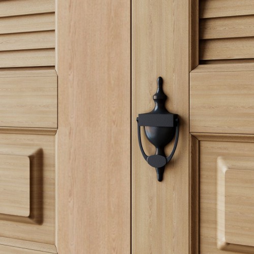 Door Knocker Brass Traditional Style Oil Rubbed Bronze 8 inch H x 3.5 inch W image-2