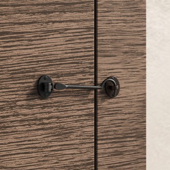 Oil Rubbed Bronze Finish Solid Brass Swivel Pivot Style Cabin Eyelet Latches 