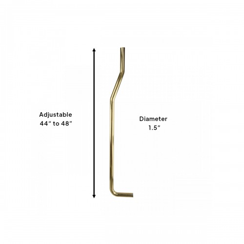High Tank Toilet Pipe Pull Chain Toilet Brass Parts image-8