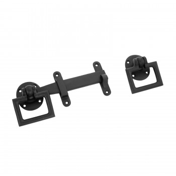 Handforged Oval Base Gate Latch Bar Casting 9.4" Black Powder 