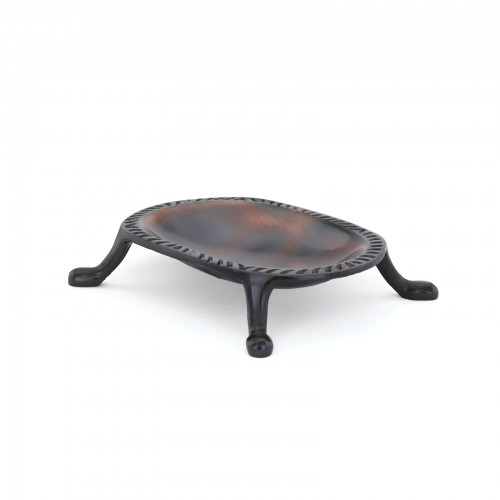 Freestanding Vintage Oil Rubbed Bronze Polished Brass Soap Dish Clawfoot Tub Style Traditional Soap Tray image-6