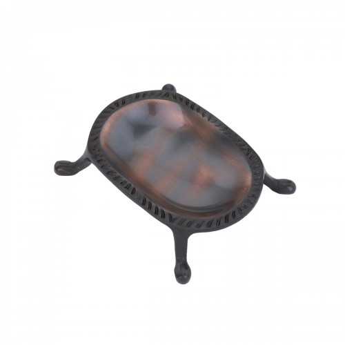 Freestanding Vintage Oil Rubbed Bronze Polished Brass Soap Dish Clawfoot Tub Style Traditional Soap Tray image-2