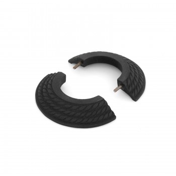 Triple Roped Radiator Flange Black 1-1/2