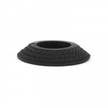 Triple Roped Radiator Flange Black 1-1/2