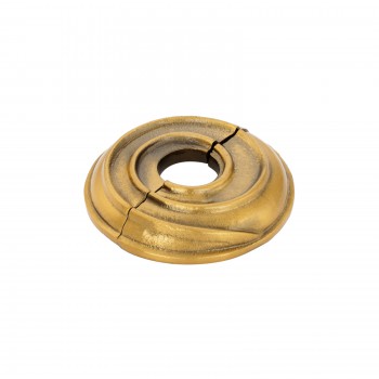 Spiral Radiator Flange Antique Gold 1/2" pipe 7/8" inside diameter