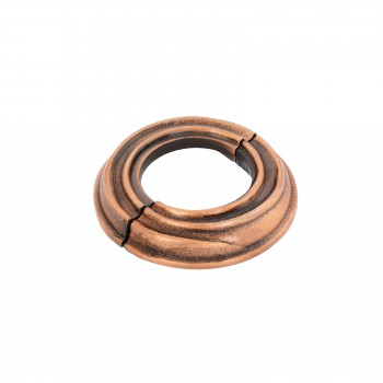 Spiral Radiator Flange Antique Copper1.25" (IPS)pipe 1-3/4" inside dia