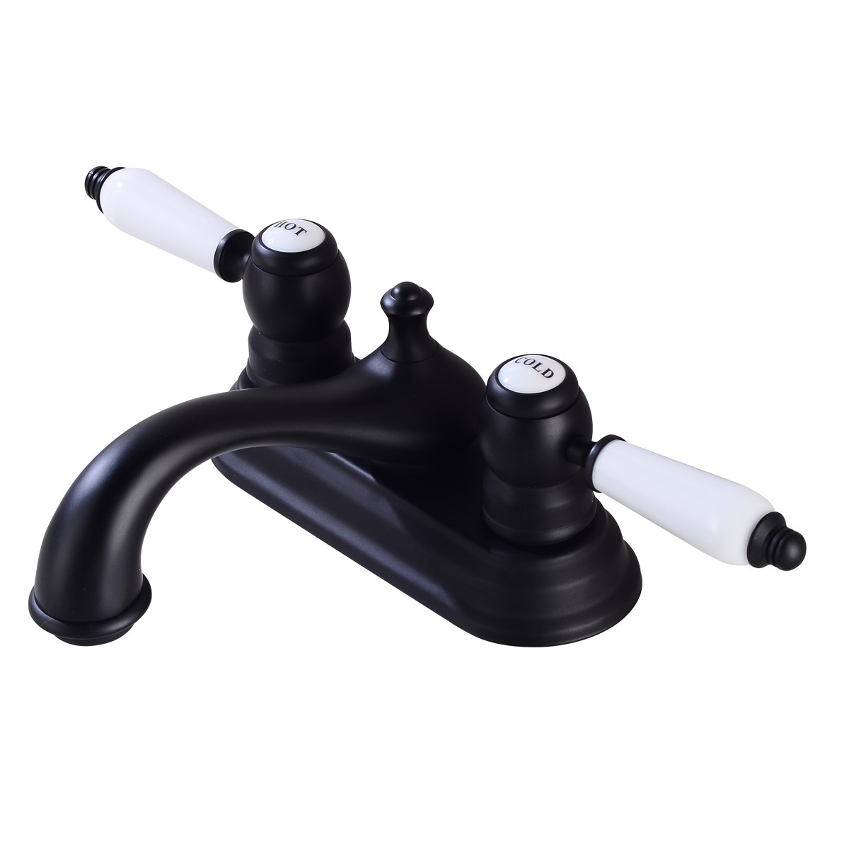 Black Centerset Bathroom Sink Faucet La Bella Design Includes