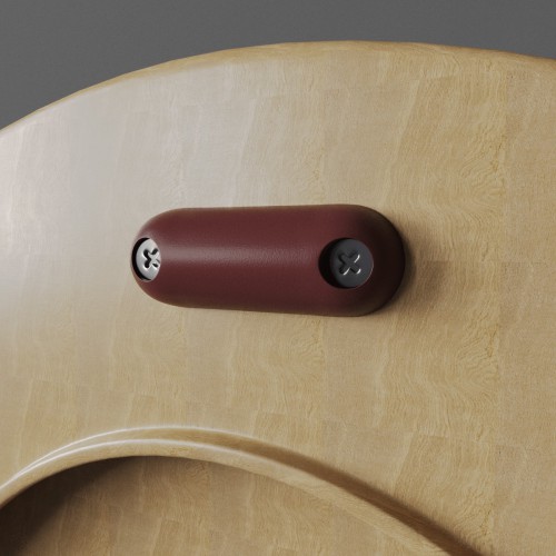 Brown Silicone Toilet Seat Bumpers 8 Pack (6 Oblong 2 Round) with Screws image-3