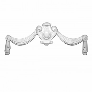 Door Pediment White Urethane Insert 