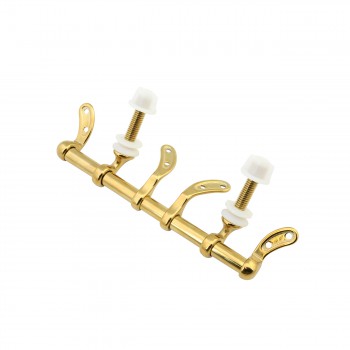 Titanium plated brass color PVD  304 stainless steel toilet seat hinge image-5