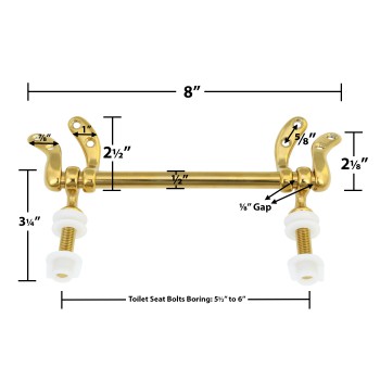 Titanium plated brass color PVD  304 stainless steel toilet seat hinge image-7