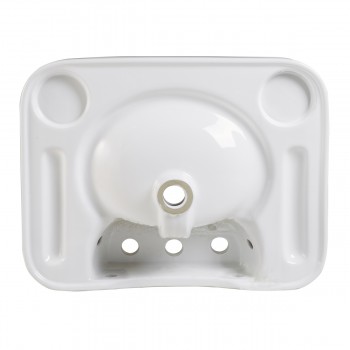 Bathroom pedestal sink basin only image-2