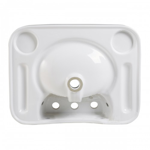 Bathroom pedestal sink basin only image-2