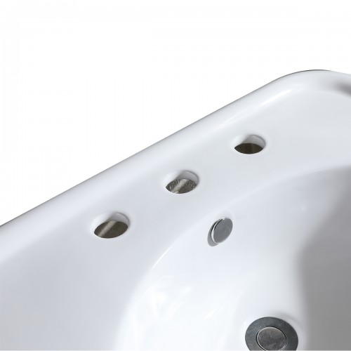 Bathroom pedestal sink basin only image-6