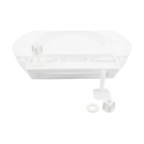 White Elongated Bathroom Toilet Seat Slow EZ Close Durable Plastic Pack of 3 image-12