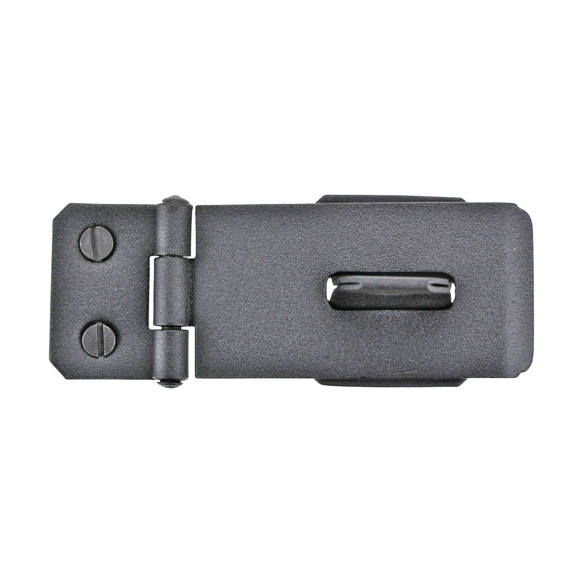 Black Iron Hasps 4.25in Wide Rustproof Set of 4