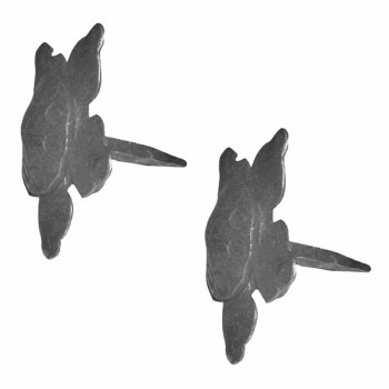 2 Clavos Decorative Nail Big Head Black Iron 3" H 