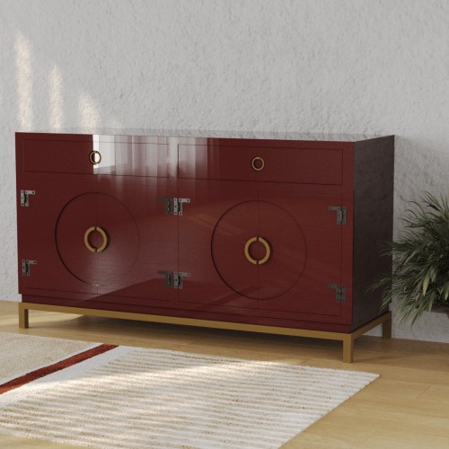 Wrought Iron Cabinet Hinges - Black - Left and Right - Colonial Style - Rust Resistant Finish - Flush Mount image-2