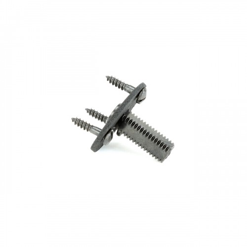 6 1 3/8" Standard Threaded Iron Dummy Doorknob Spindle image-5