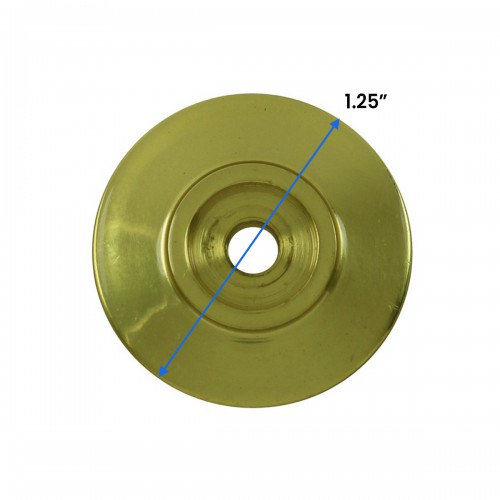 Cabinet Knob Rosette Solid Brass Door Knob Rosette Pack of 6 image-7