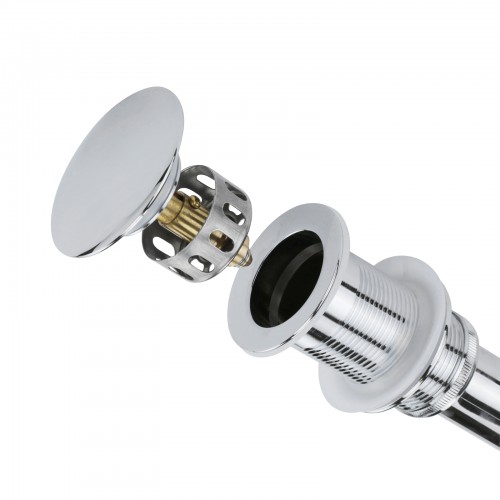 Chrome Brass Centerset Bathroom Sink Faucet 4" L with Supply Lines and Drain image-5