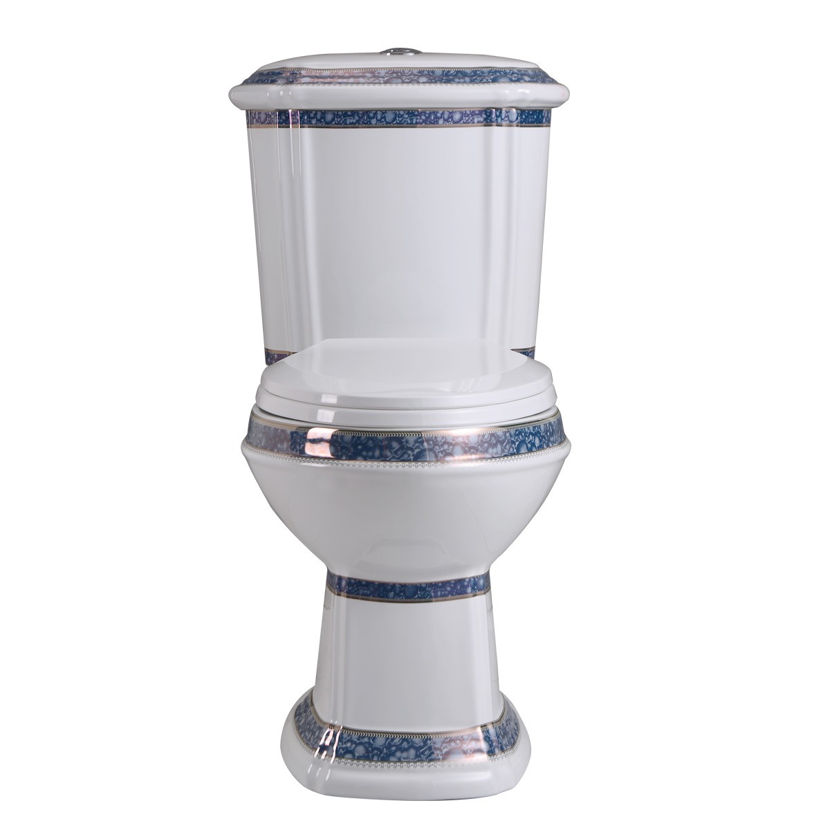 India Reserve Elongated Toilet 2Piece 0.8 GPF/1.6 GPF WaterSense Dual