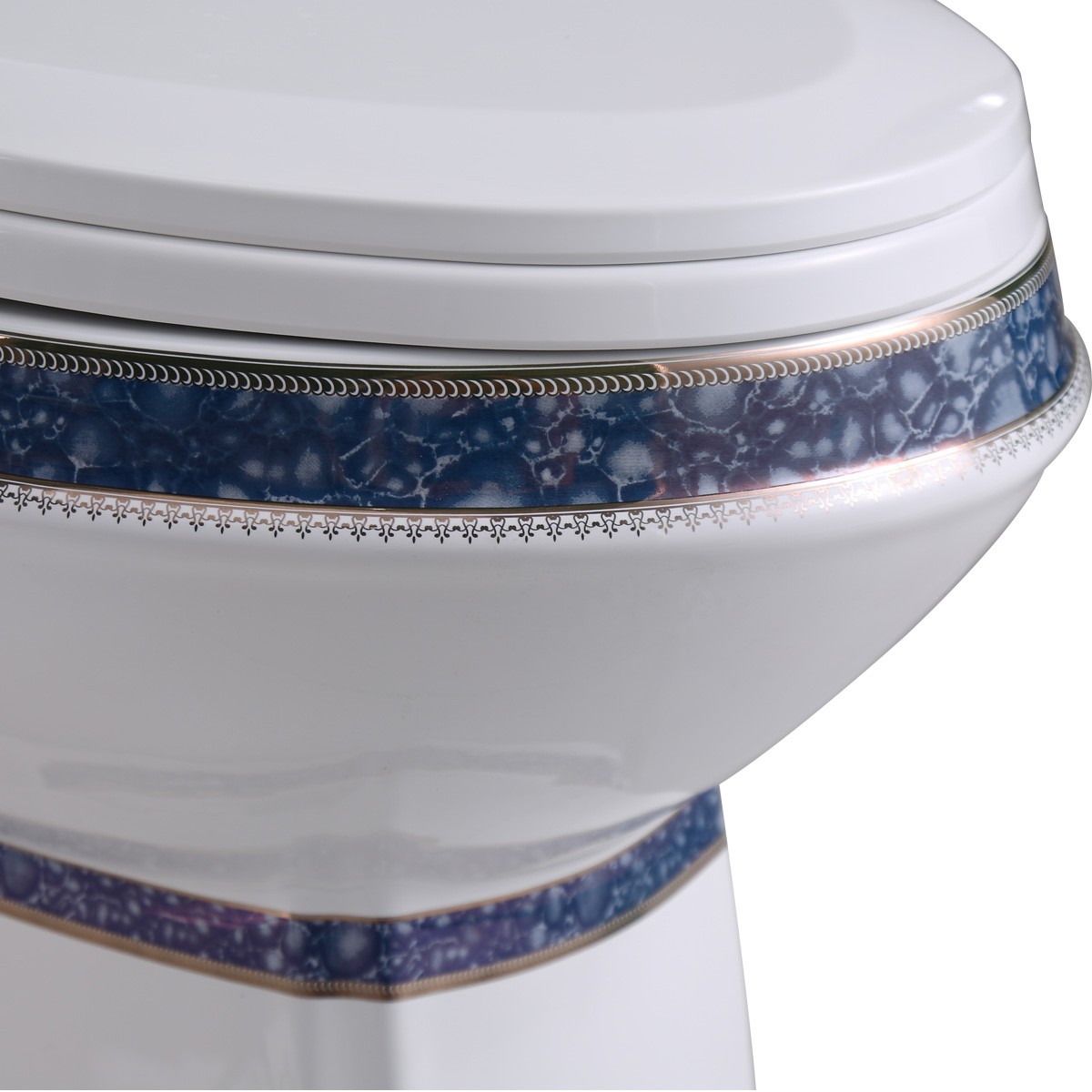 India Reserve Elongated Toilet 2Piece 0.8 GPF/1.6 GPF WaterSense Dual