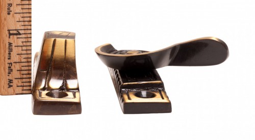 Window Sash Lock Ornate Solid Brass Antique Piece of Pack 8 Sash Window Locks image-15