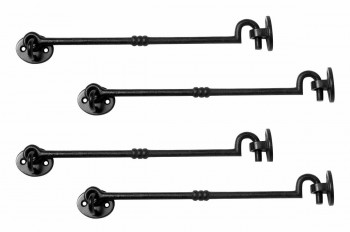 Cabin Hook Eye Shed Gate Door Latch Locker Holder Pack of 4 