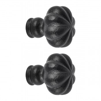 Black Cabinet Knobs Kitchen Door Knobs Wrought Iron Knobs 