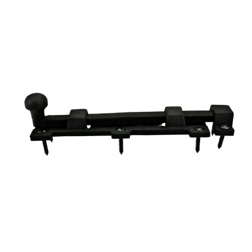 Slide Door Bolt Rough Wrought Iron Pack of 2 Black Door Latch image-11