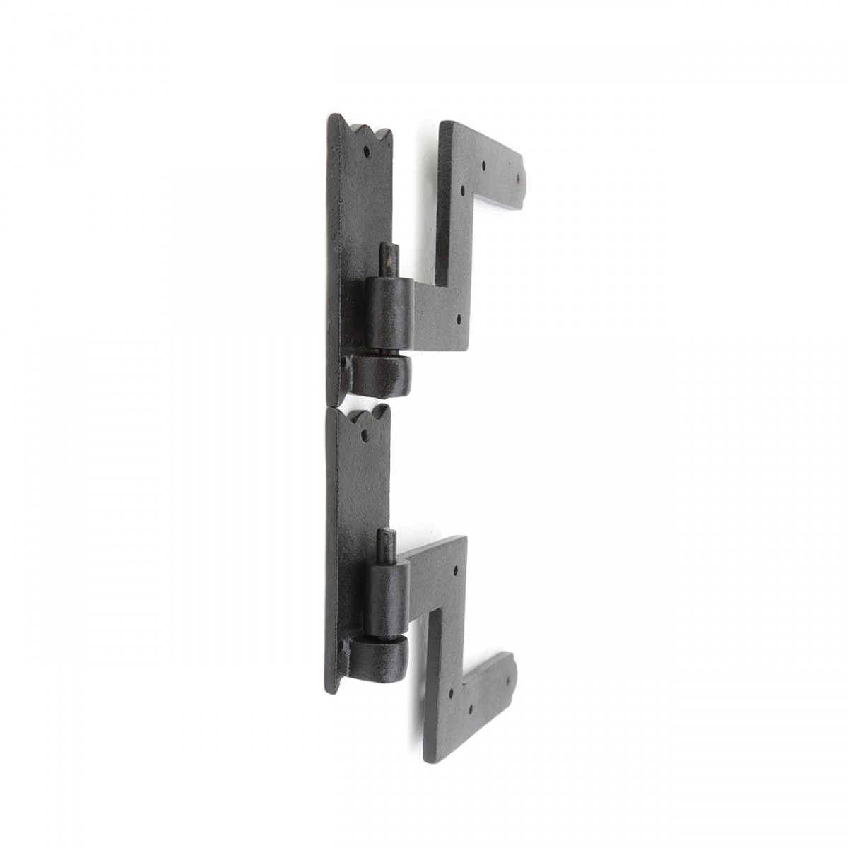 Black RSF Iron Shutter Hinges Rustproof Finish 2 Pairs