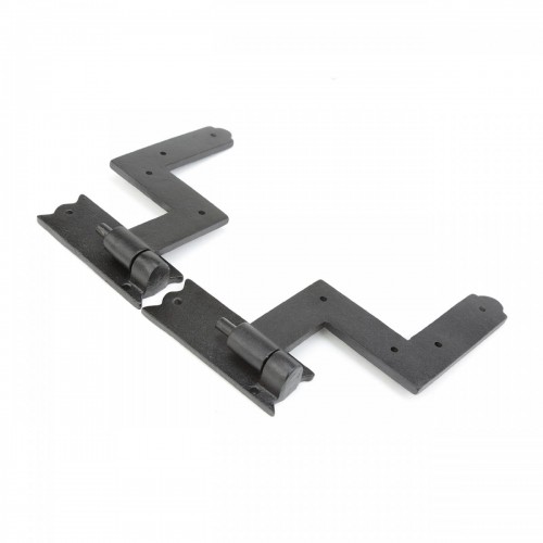 Wrought Iron Shutter Hinges Rustproof Finish 2 Pairs image-14