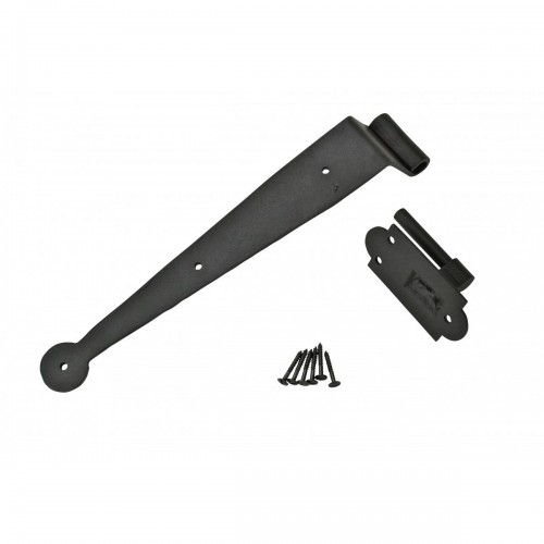 Black Pintle Strap Hinge 2.63 Inch Offset Shutter Hinge image-16