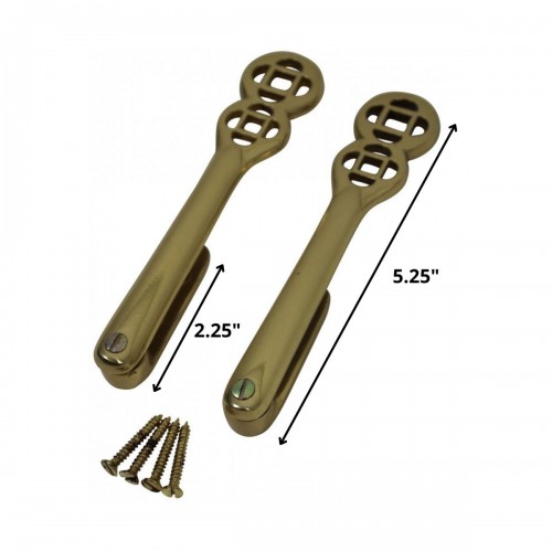 Stair Carpet Runner Holder Clips Solid Cast Brass PVD Finish 5.25" L Pack of 26 image-3
