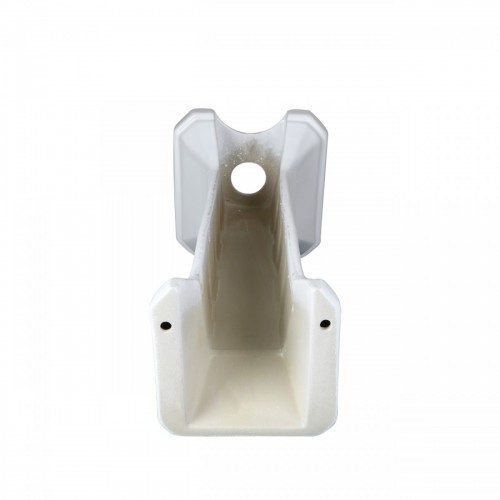 Large Pedestal Sink White Victorian Porcelain Wall Mounted 32 Inches Set of 2 image-13