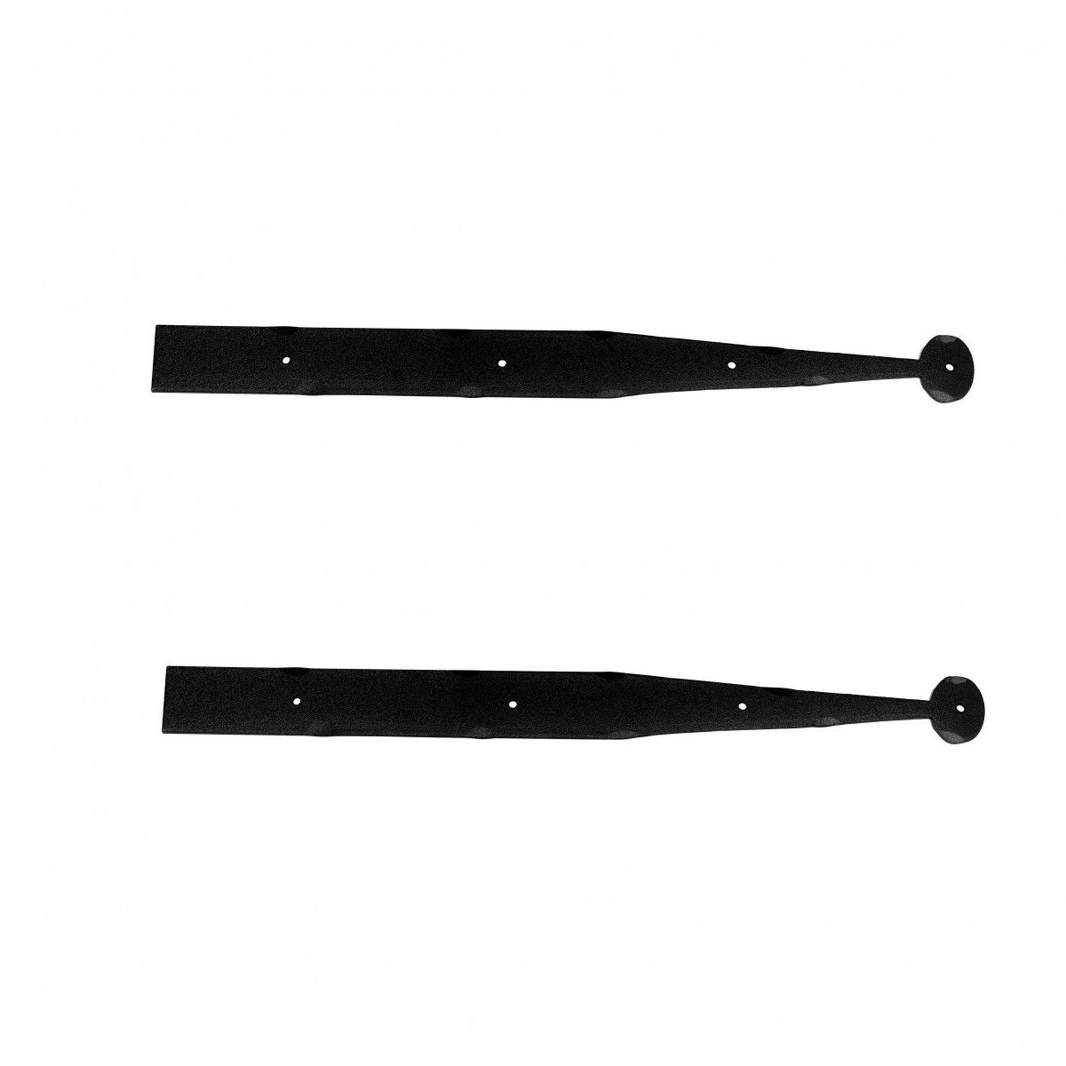 Bean Dummy Strap Door Hinge Wrought Iron 18 inch Pack of 2