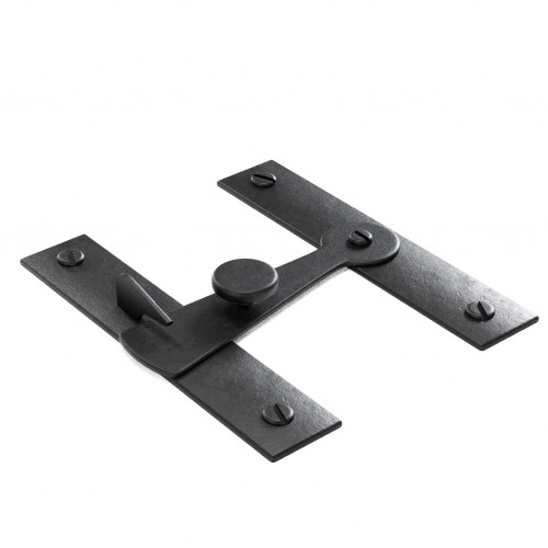 Black Door Lock Flip Latch H Flush Wrought Iron Flip Latches image-5