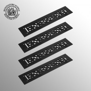 Heat Air Grille Cast Victorian Registers Pack of 4 Floor Vent image-2