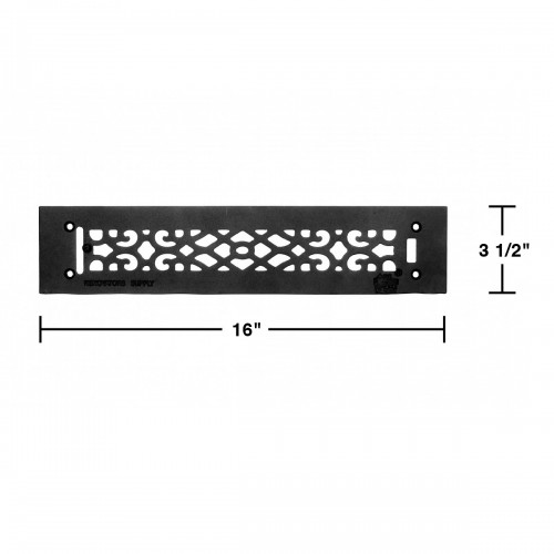 Heat Air Grille Cast Victorian Registers Pack of 4 Floor Vent image-8