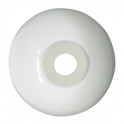 Round Bathroom Countertop Vessel Sink in White image-7