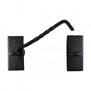 10 Cabin Hook Eye Shed Gate Door Latch Locker Holder 6" Iron image-8
