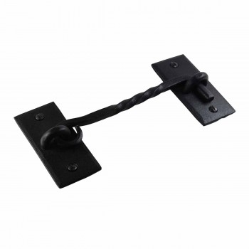10 Cabin Hook Eye Shed Gate Door Latch Locker Holder 6" Iron image-3