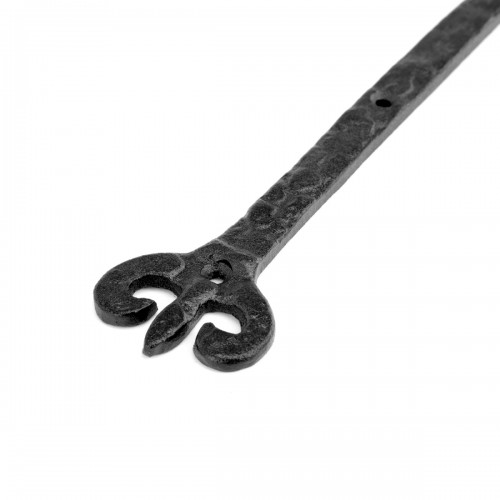10 Vintage Door Strap Hinge Wrought Iron 12 1/2" H x 4 1/8" W image-6