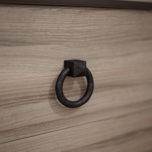 Ironmongery World Hand Forged Cast Iron Cabinet Pull Handles – Blacksmith Style