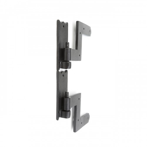 Black Wrought Iron Shutter Lift Off Pintle Hinges 6.5" L with Hardware Pack of 4 image-13