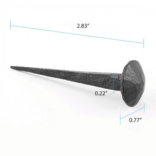 2.83 Inch Iron Nails Round Clavos Wrought Iron Nails Pack Of 50 image-10